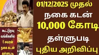 Jewelry loan waiver of Rs 10,000 crore #goldloan_thallupadi #goldenretriever