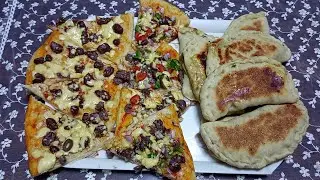 من عجينه واحده عملنا البيتزا والحواوشي الاسكندراني بكل تفاصيله 👍🔔