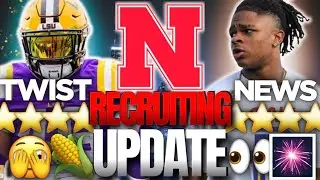 HUGE Nebraska Recruiting NEWS🔥🌽| 5-STAR VISITORS🎆+ 4⭐️ DT TWIST👀+ UPDATE | Husker Football Transfer