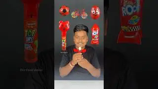 ❤️Red Candy Eating Challenge ❤️ #shorts #challenge #eating