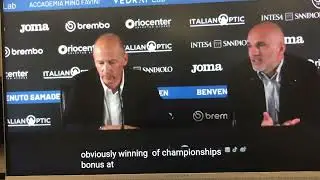 Luca Percassi States Atalanta&rsquo;s Objective