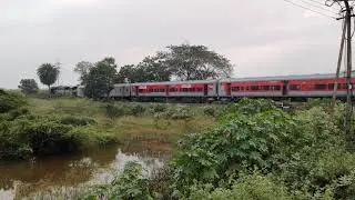 Go Green -- Leading Ultra modern LHB rakes in pure Diesel section ---- INDIAN RAILWAYS