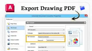 How to convert DWG to PDF in AutoCAD (File Export)
