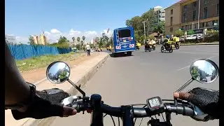 GLOVO Boda Protests | Nairobi Kenya CBD in the Eyes of A Bike Commuter Ride Bicycle POV Cycling