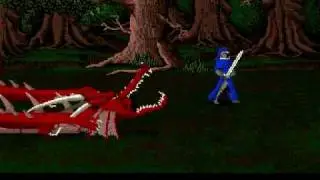 Moonstone dragon defeating.