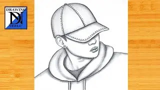 How to draw a Smart Boy wearing Cap || Pencil sketch for beginner || Boy drawing || Drawing