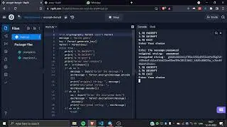Encrytion and Decryption using python