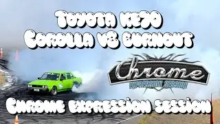 SEND IT❕❗️ 1UZ POWERED KE70 TOYOTA COROLLA BURNOUT 🔥