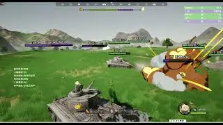 【panzer girls】- UE5 AI tank battle-- Full match