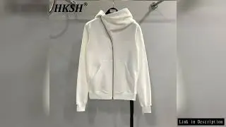 HKSH Men's Tide Punk Dark Autumn Winter New RO Style Wizardry Zipper Women's Fashion Cotton Sweatshi