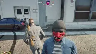 CG fights PD from top of the bridge