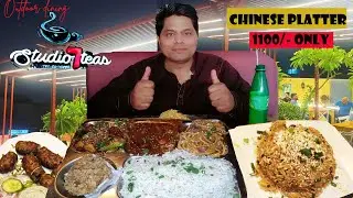 Sasta Chinese Platter 1100-Rupees only at Studio 7teas Resturant | Chicken Fried Rice & Sasta BBQ
