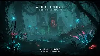 Alien Jungle Adventure 🌌 | Glowing Plants, Creatures & Hidden Secrets