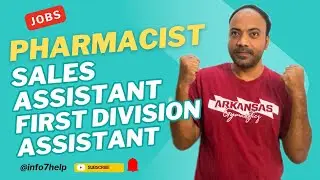 Pharmacist|First Division Assistant|Sales Assistant