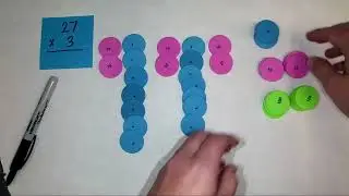 SPIRAL Multiplication of Whole Numbers with Place Value Disks