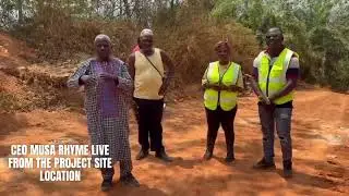 Kakuhothoh Hill Construction by WaBDA USA in collaboration with the SL Bafodia Road Committee