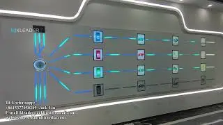 Interactive Garbage Wall Educates Public in Museum - art light installation