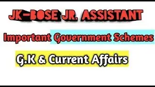 Important Government Schemes 2019