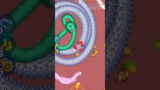Wormszoneio magic gameplay!😈🐍#snakezone #wormszone #shortsfeed #foryou #viral #shorts #trending