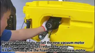 C20 Maintenance, Battery Powered Floor Scrubber with a Complete Set of Parts, C20