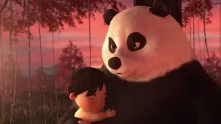 Baby and the Panda | Animated Short Film SAD STORY | Cartoon | Kids Tv
