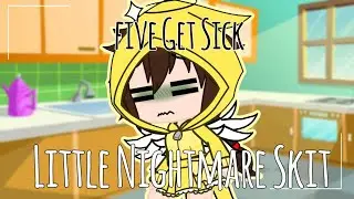 Five Get Sick || Gacha Club || Skit || Little Nightmares