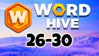 WORD HIVE Connect Letter Game level 26 27 28 29 30