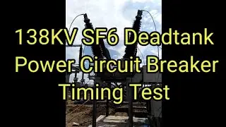 How to conduct timing test on a 138KV SF6 Deadtank Circuit Breaker ||Teldar CBT-6P Timing Tester
