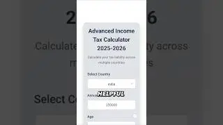 2025-2026 Income Tax on Salary Calculator - Latest Updated 🔥