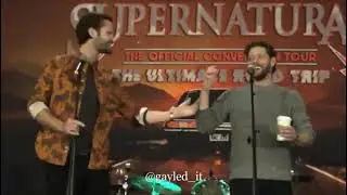 SPN Nash Gold Panel - Jared's shirt has bears.