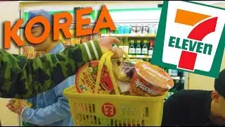 EATING AT 7-ELEVEN IN SEOUL (Convenience Stores in Korea) World Tour | Fung Bros
