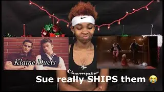 KLAINE DUETS & SUE SHIPPING KLAINE FOR 7 MINUTES STRAIGHT |REACTION|