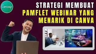 Membuat pamflet webinar yang menarik di canva