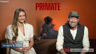 PRIMATE movie interviews Johnny Sequoyah, Troy Kotsur, director Johannes Roberts - January 6, 2026