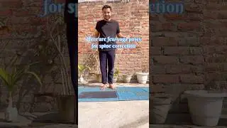 Yoga 🧘for spine core correction and neck pain #yoga #shorts #videos #trending #foryou #health #fypp