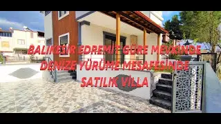 1213‼️SATILDI‼️BALIKESİR EDREMİT GÜRE MEKİNDE DENİZE YÜRÜME MESAFESİNDE SATILIK MÜSTAKİL VİLLA