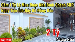 Cầm 1 Tỷ Là Mua Được Nhà Bình Chánh SHR Ngay Tiện Ích Đầy Đủ Đông Dân | Minh Vương Nhà Bình Chánh