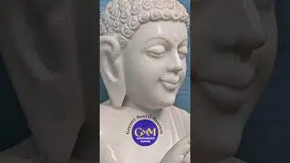 Serenity in Stone. ✨ Lord Buddha in pure white marble. 📍 Gayatri Moorti Museum