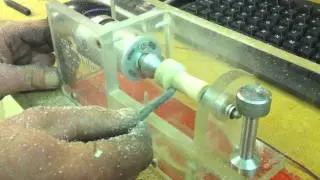 CNC Made Micro Wood Turning Lathe