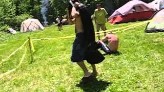 Sleeping Bag Fight with Closed Eyes