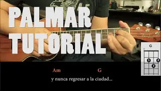 Caloncho - Palmar UKULELE Tutorial Acordes (HD)