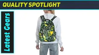 Tropical Banana Palm Leaves Backpack: The Ultimate Stylish Adventure Companion!