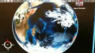 VDIworks VideoOverIP running World Wind by NASA in DirectX mode