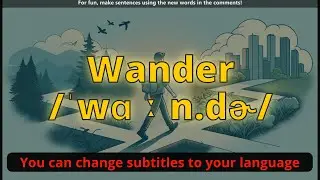 Wander meaning with 5 examples