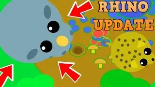 NEW MOPE.IO RHINO!! // CRAZY CHARGING ABILITY // Mope.io Update