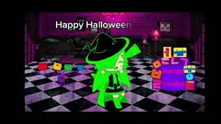 Green doodle fans animation and hangul studios intro ( Halloween special)