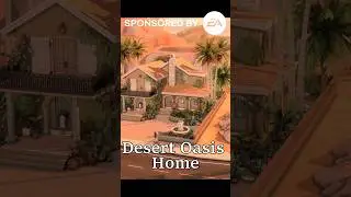 Build Touring a Desert Oasis Home! 🏡 Sims 4 No CC