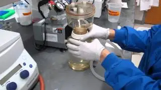 Breitbart Lab, sterile technique for removing filters