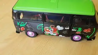 Dickie VW T2 1:14 2nd build, first testrun