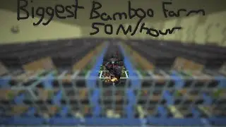 How I Built The Biggest Bamboo Farm On Donut Smp (INSANE) (50M/HOUR)